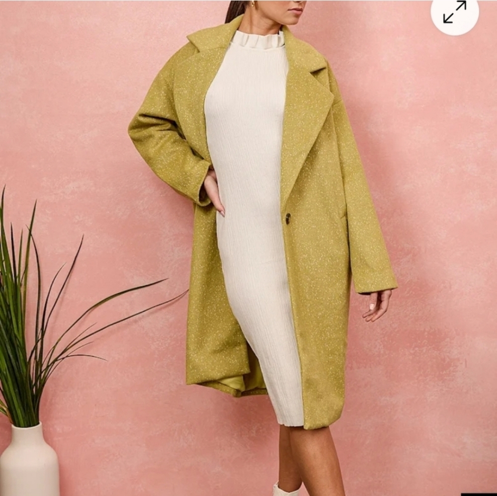 Lulu's Mustard Trench Coat